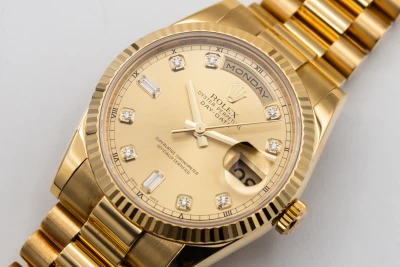 Rolex Day-Date 36mm 18ct Yellow Gold Presidential 118238 2008