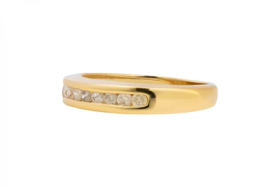 18ct Yellow Gold Ladies Wedding Band 0.30ct