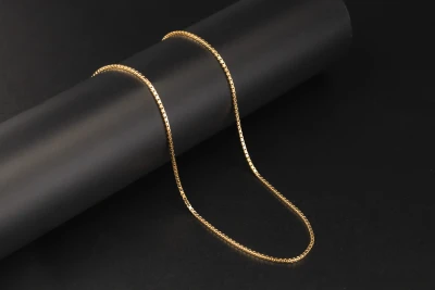 18ct Yellow Gold Box Link Chain 14.5g