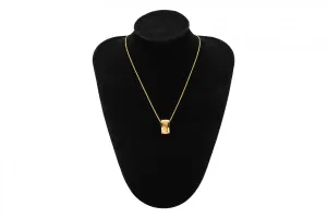 18ct Yellow Gold & Diamond Pendant Necklace 4.6g