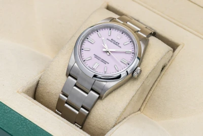 Rolex Oyster Perpetual 'Candy Pink' 36mm Stainless Steel Oyster 126000 2022
