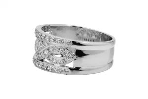 18ct White Gold Diamond Ring 0.48ct