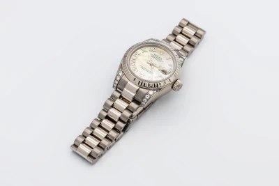 Rolex Lady DateJust 26mm 18ct White Gold Presidential 179239 2003