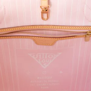 Louis Vuitton Monogram By The Pool Neverfull MM Rose Escale Bag