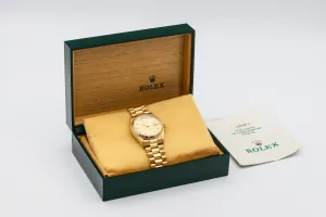 Rolex Day-Date 36mm 18ct Yellow Gold Presidential 18038 1988