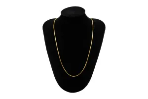 18ct Yellow Gold Box Chain 23" 6.5g