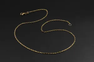 9ct Yellow Gold Box Link Chain 2.9g