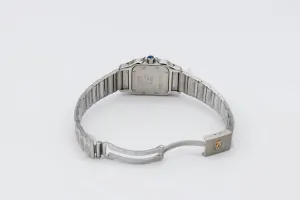 Cartier Santos Galbee Moonphase 24mm Steel & 18ct Yellow Gold 119902 1990s