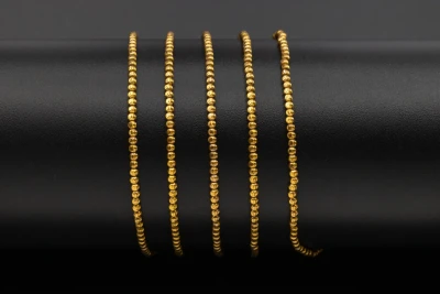 9ct Yellow Gold Moon Cut Chain 12g