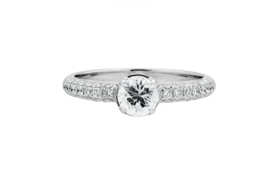 18ct White Gold Diamond Engagement Ring 1.15ct