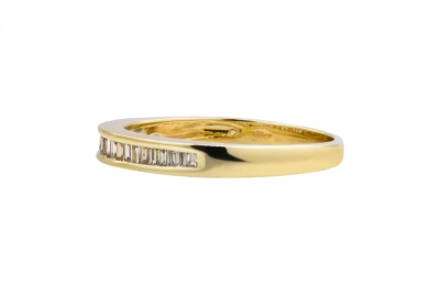 14ct Yellow Gold Eternity Wedding Band 0.30ct