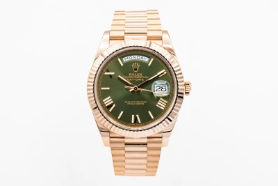 Rolex Day-Date 40mm 'Olive' 18ct Rose Gold Presidential 228235 2018
