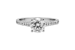 Platinum Diamond Engagement Ring 1.25ct F VS2