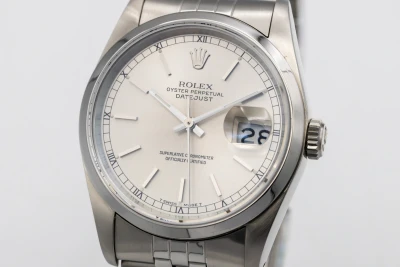 Rolex DateJust 36mm Stainless Steel Jubilee 16200 1988