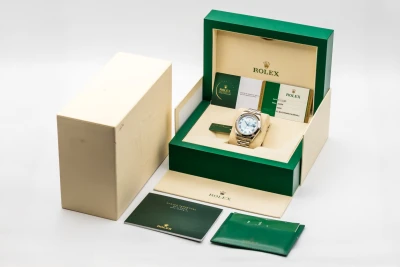 Rolex Day-Date II 41mm Platinum Presidential 218206 2014