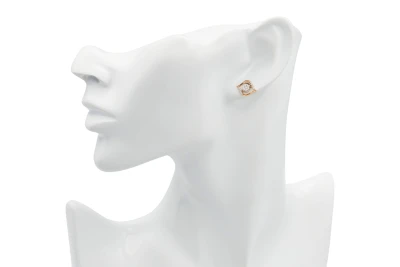 18ct Rose Gold Diamond Stud Earrings 0.20ct 2.4g
