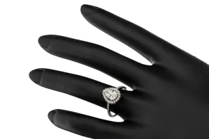 18ct White Gold Diamond Engagement Ring 0.95ct GIA Certified