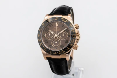 Rolex Cosmograph Daytona 40mm 18ct Rose Gold Black Oysterflex 116515LN 2021