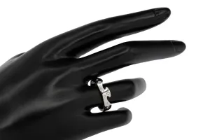 Georg Jensen 18ct White Gold Diamond Fusion End Ring 1367 End AB