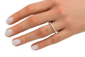 9ct White Gold Diamond Wedding Band 1.6g 0.33ct