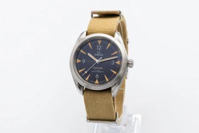 OMEGA Seamaster Railmaster 40mm Beige Fabric 220.12.40.20.01.001 2019