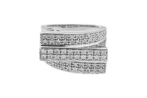 14ct White Gold Diamond Ring 1ct 12.4g