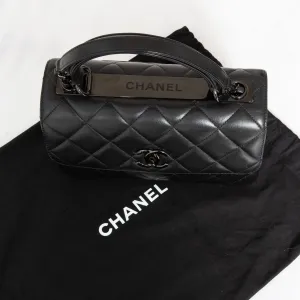 Chanel Medium So Black Trendy CC Leather Flap Bag