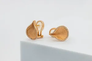 Anna Maria Cammilli's Dune Earring Series 18ct Rose Gold 0.22ct