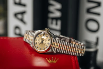 Rolex Lady DateJust 26mm 18ct White & Yellow Gold Tridor 69179 1989