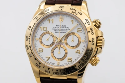 Rolex Cosmograph Daytona 40mm Brown Leather 16518 1996