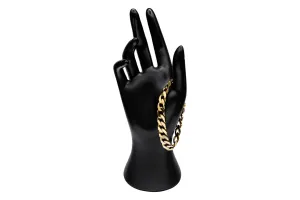 9ct Yellow Gold Flat Curb Link Bracelet 30.6g