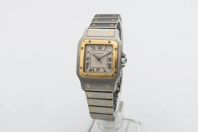 Cartier Santos Galbee 29mm Steel & 18ct Yellow Gold 187901 Circa 19990s