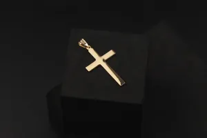 9ct Yellow Gold Cross Pendant  1.4g