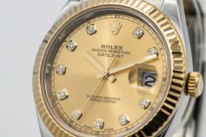 Rolex DateJust 41mm Steel & 18ct Yellow Gold Oyster 126333 2017