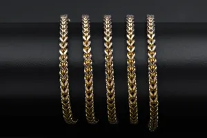 9ct Yellow Gold Franco Chain 24.3g