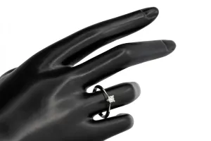 Petite Solitaire Diamond Ring in 18ct White Gold 0.19ct