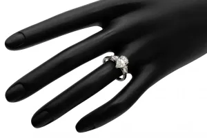 Platinum Engagement Diamond Ring 1.61ct F VVS IGI Certified Above Earth