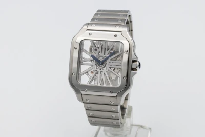 Cartier De Santos Skeleton 39.8mm Stainless Steel WHSA0015 2024