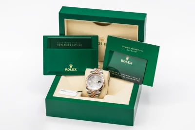 Rolex DateJust 41mm 'Wimbledon' Steel & 18ct Rose Gold Jubilee 126331 2021