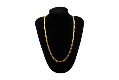 14ct Yellow Gold Garibaldi Chain 17" 7.3g