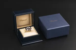 Chopard Happy Spirit White Gold Diamond Pave Ring 0.23ct