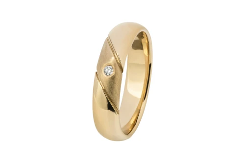9ct Yellow Gold Diamond Wedding Band 0.5ct