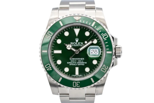 Rolex Submariner Date 40mm 'Hulk' Stainless Steel Oyster 116610LV 2014