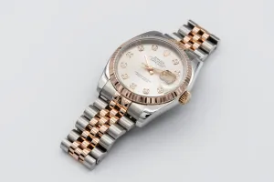 Rolex DateJust 36mm Steel & 18ct Rose Gold Jubilee 116231 2011