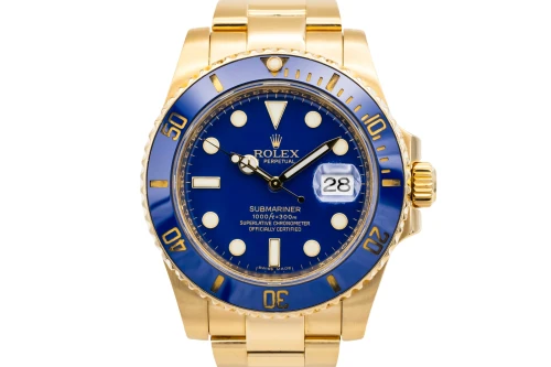 Rolex Submariner 40mm 18ct Yellow Gold Oyster 116618LB 2010