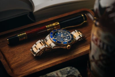 Rolex Submariner 40mm 'Bluesy' Steel & 18ct Yellow Gold Oyster 16613 2002