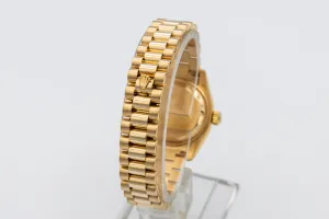 Rolex Lady DateJust 26mm 18ct Yellow Gold Presidential 179178 2001