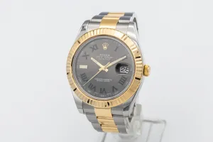 Rolex DateJust II 41mm 'Wimbledon' Steel & 18ct Yellow Gold Oyster 116333 2009