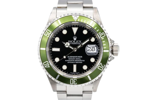 Rolex Submariner Date 40mm 'Kermit' Stainless Steel Oyster 16610LV 2006