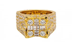 18ct Yellow Gold Diamond Ring 3.88ct VS